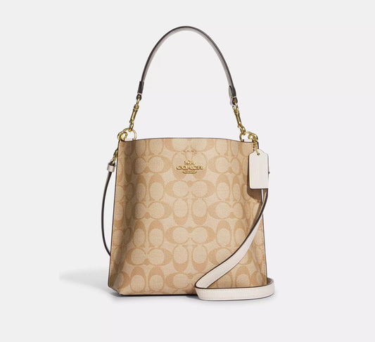 Mollie Bucket Bag 22 In Signature Canvas